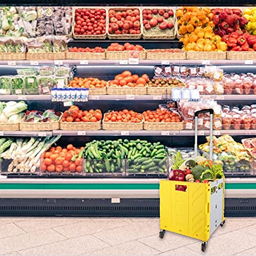 Kristy Trolley mit Rädern, 70 kg Kapazität, zusammenklappbarer Einkaufstrolley, Griff aus Aluminiumlegierung. – Bild 5