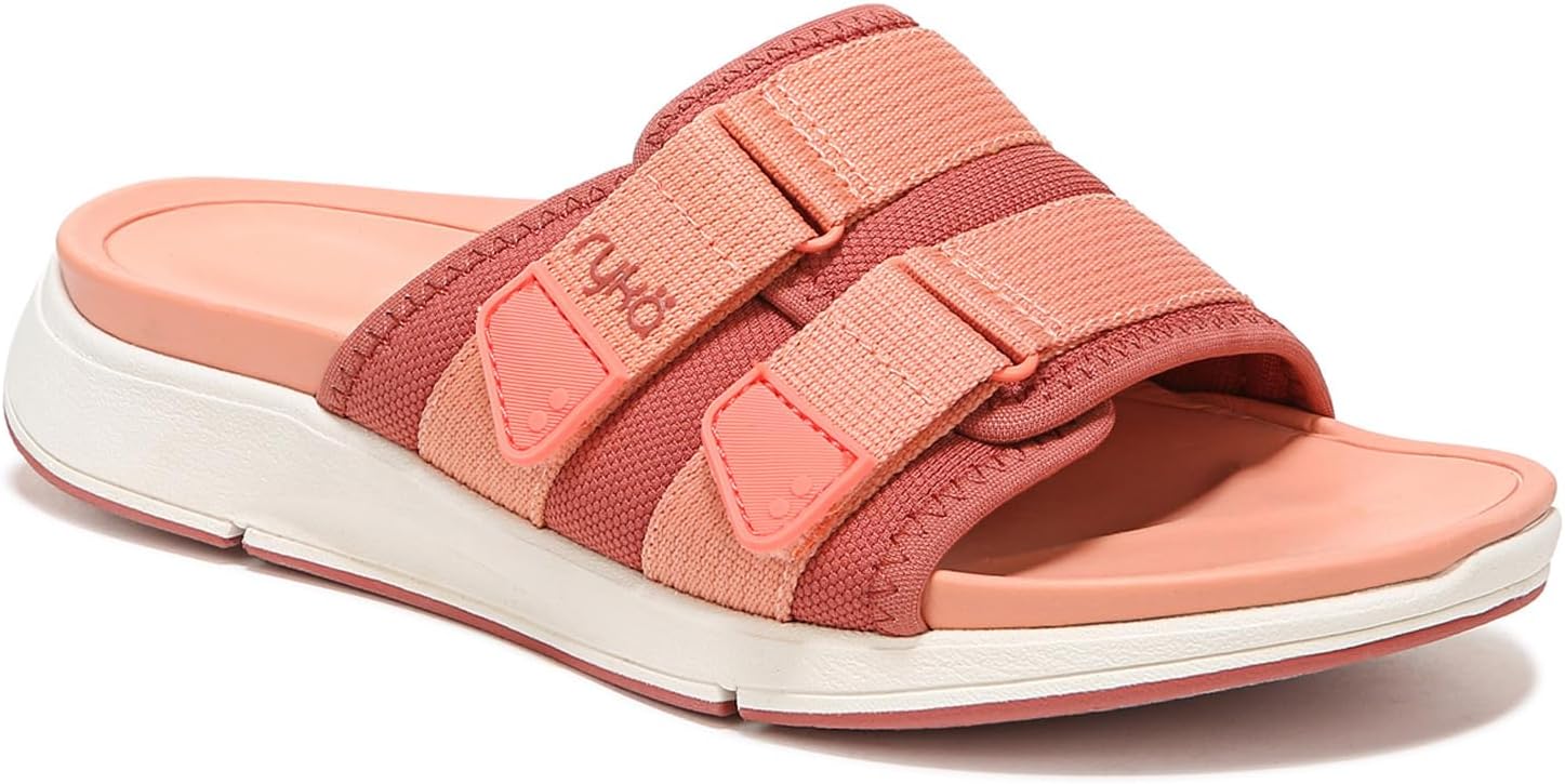 Ryka womens Tribute Recovery Slide SandalSlide Sandal