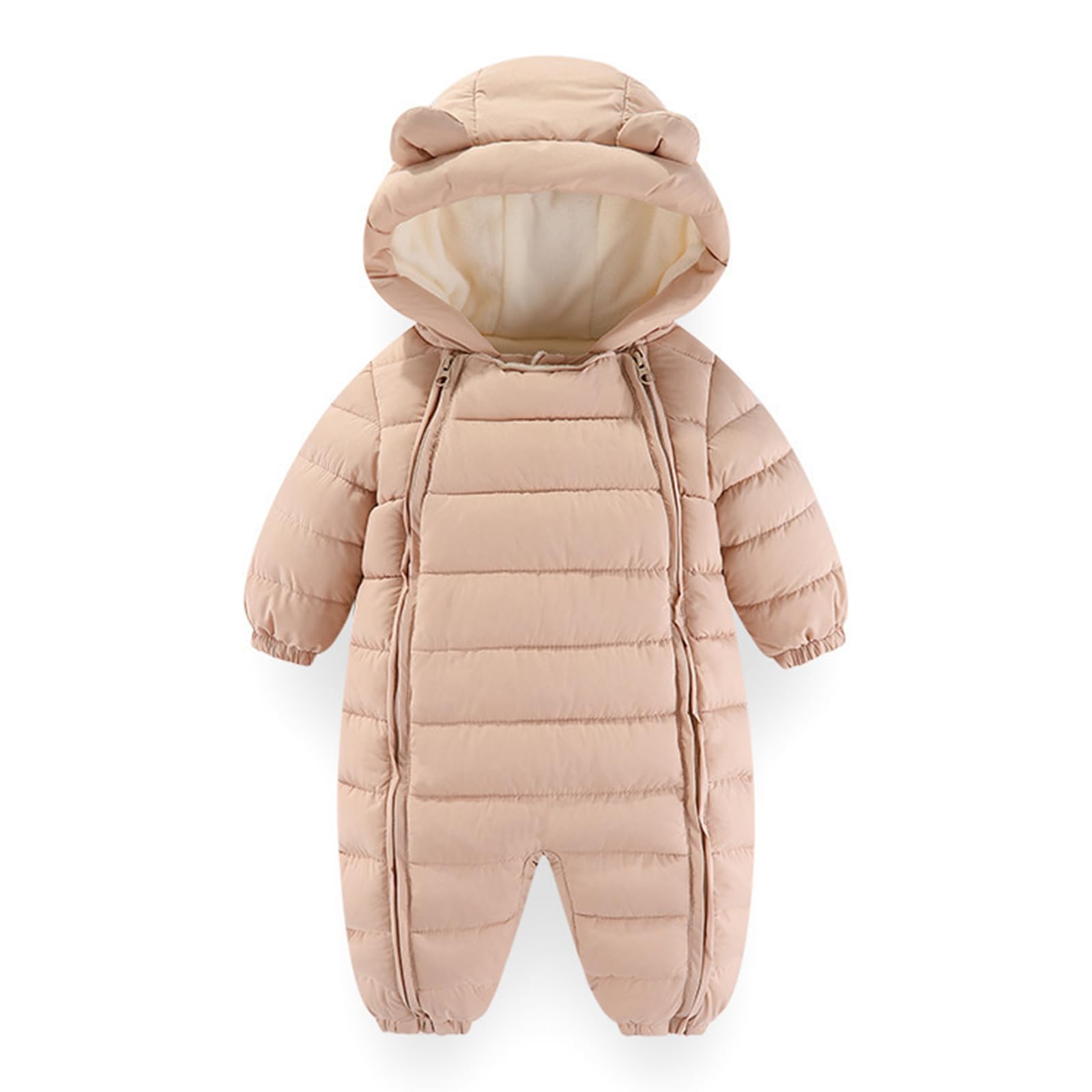 JiAmy Bambino Tuta da Neve Pagliaccetto Inverno Cappuccio Tute Ragazzi Ragazze Infantile Cappotto Snowsuit 9-30 Mesi