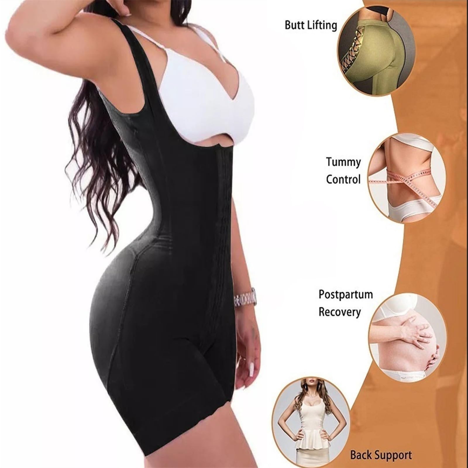 KIRYU BBL Stage 2 Fajas colombiani Body per donne controllo della pancia post chirurgia Body Shaper Butt Lifter Full Body Shapewear