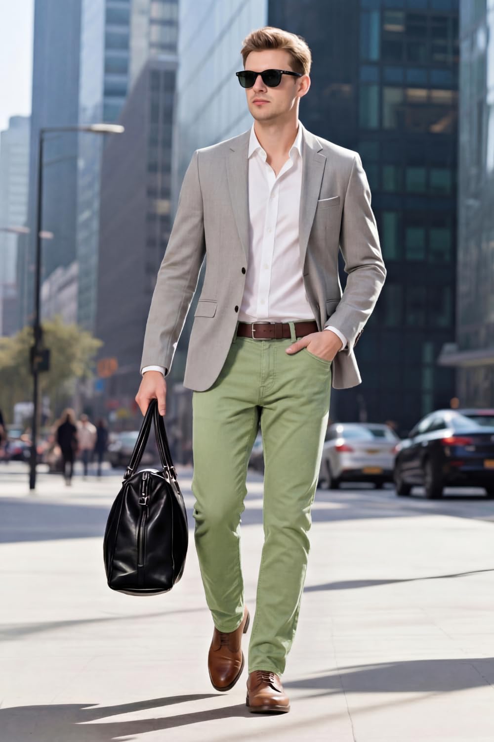 GINGTTO Jeans Uomo Slim Fit Pantaloni Denim Elasticizzati Aderenti Stretch Pantalone Jean