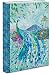 Punch Studio, Pagoda Peacock, Brooch Journal, 104 full-colored lined sheets