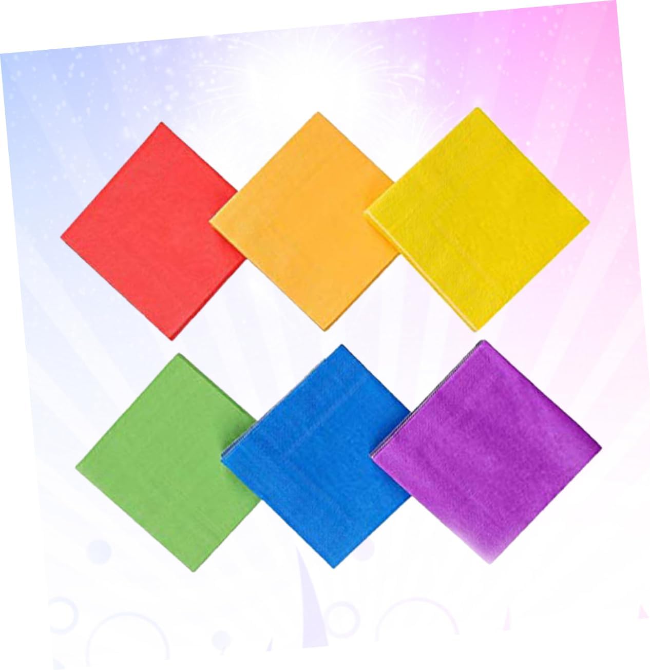 SHOWERORO 120pcs Napkins Vibrant Party Napkins Pastel Guest Towels for Banquet Shop