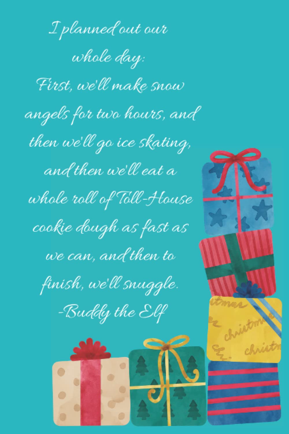 Buddy the Elf Inspired Notebook