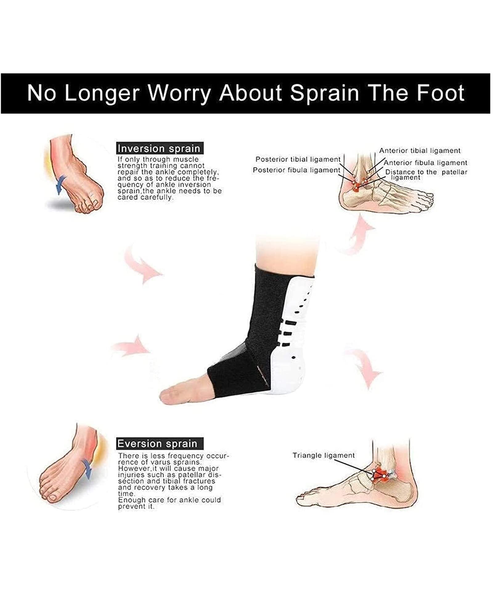 Férula nocturna para fascitis plantar, corrector de postura, pie y tobillo, inmovilizador para dormir para hombres y mujeres, izquierda, M, derecha-L (izquierda L)