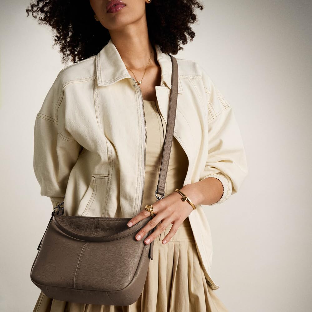 Fossil Women's Jolie Leather Crossbody Purse Handbag - Image 2