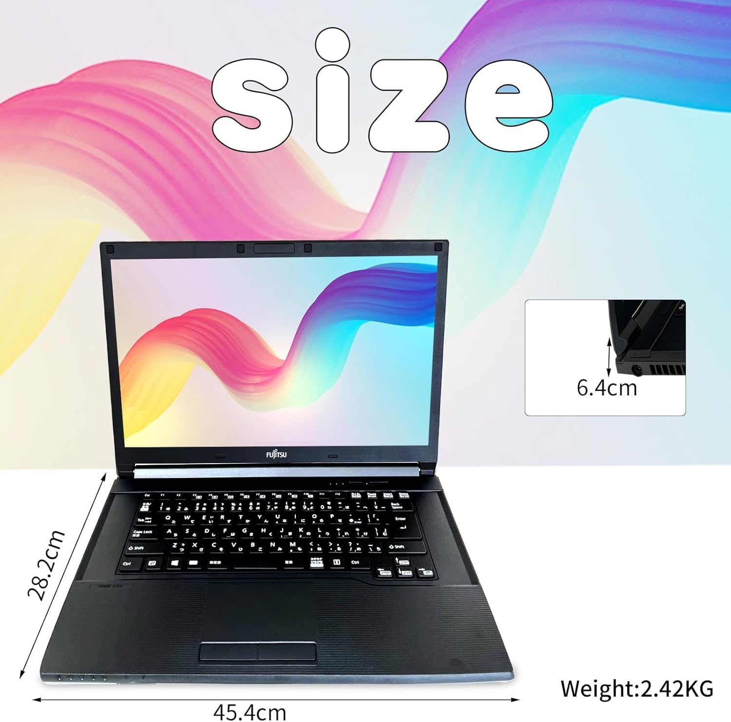 Amazon.co.jp: 【整備済み品】ノートパソコン 富士通 A574/Office 2019