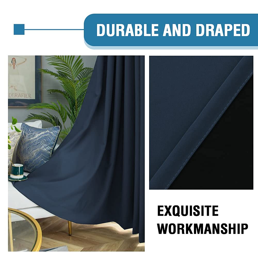 Yancorp - Cortinas Infantiles Para Dormitorio De Niñas, Diseño De Princesas Con Estrellas, Alzapaños Y 3 Corbatines