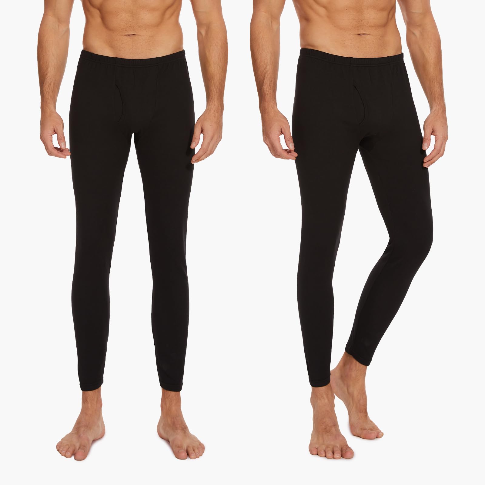 AKKQHH Caleçon thermique pour homme - Long et chaud - Sous-vêtements thermiques pour l'hiver - Sous-vêtements de ski en polaire - Sous-vêtements fonctionnels