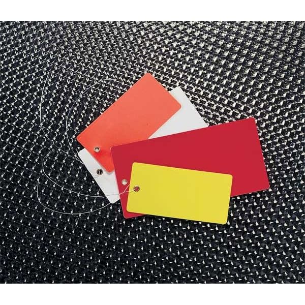 Blank Tag, 2-3/4 x 1-3/8 in, SIL, PK25