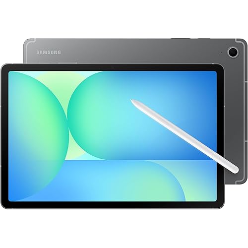 Samsung Galaxy Tab S10 FE 10.9”128 GB Android Tablet,(Verizon Network),IP68 Water & Dust-Resistant,Long Battery Life,Powerful Processor,S Pen, 13MP Camera,Lightweight Design,US Version, 2025, Gray