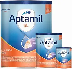 3 Latas - Fórmula Infantil em pó SL 800gr - Sem lactose