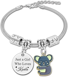 Animal Lover Gift Bracelet for Women Christmas Birthday Gift Ducks Dragon Koala Wolf Cow gift for girl cow bracelet Cow Lover Gift Equestrian Gift for Horse Lover Horses Jewelry Gift Wolf Lover Gift