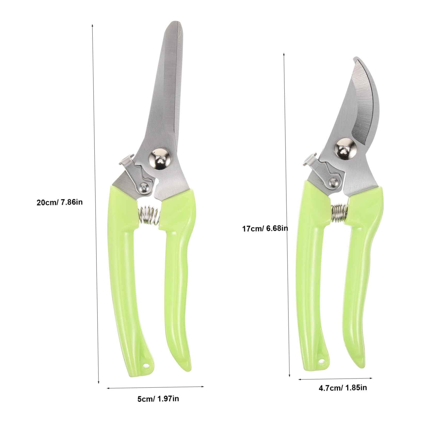 TOYANDONA 4 Sätze Gartenschneider Ergonomische Pflanzenschneider Für Präzises Trimmen Von Obstbäumen Und Pflanzen Gartenwerkzeug Mit Rutschfestem Für Müheloses 2 Stück * 4