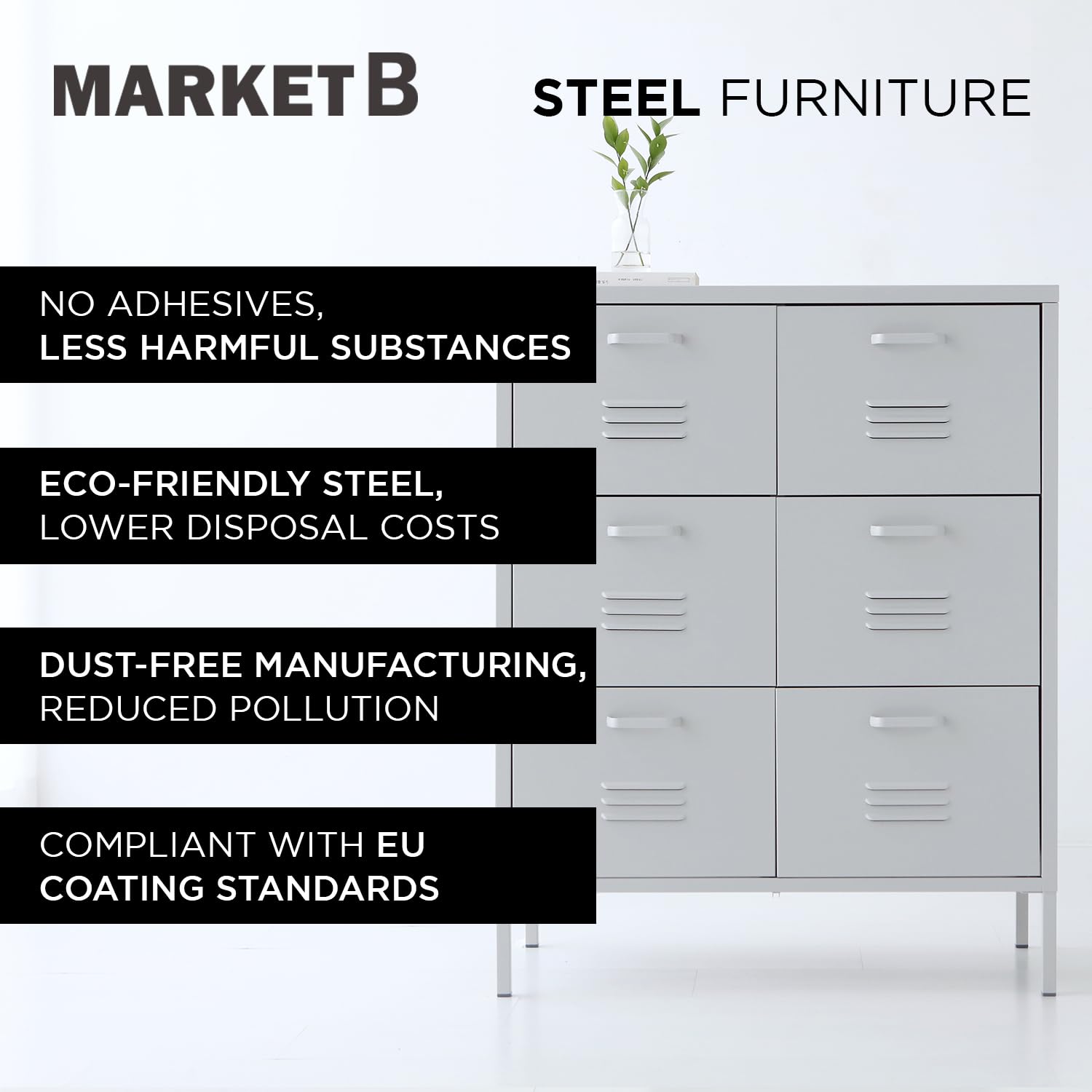 Amazon.com: MARKETB Storage Cabinet, 6 Drawer Steel Office Amazon.com: MARKETB Storage Cabinet, 6 Drawer Steel Office