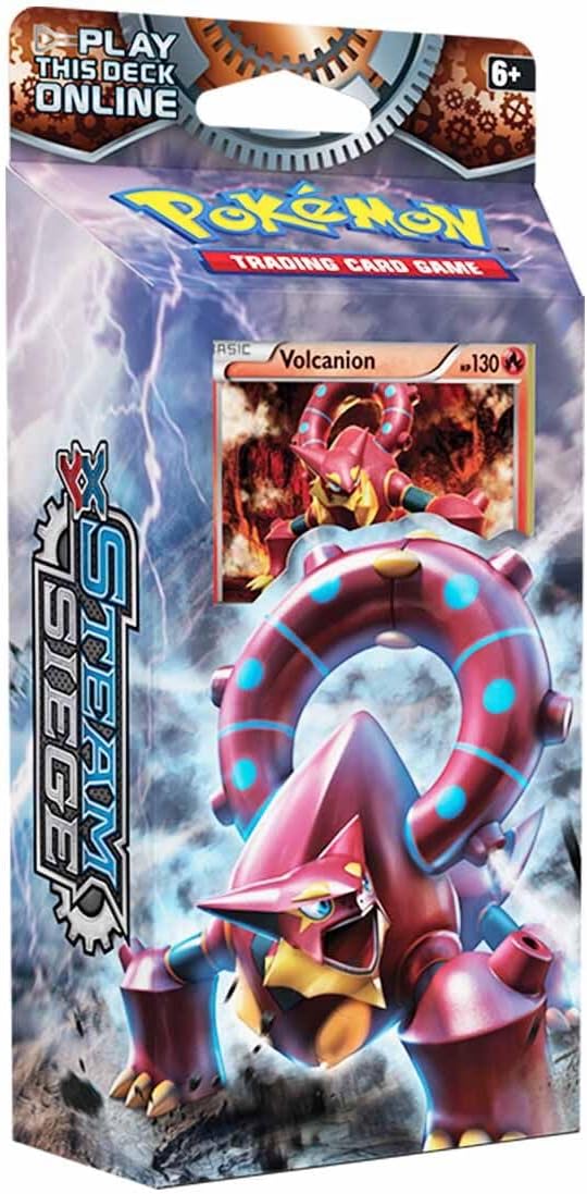 Pokemon TCG: Steam Siege, Ring of Lightning 60-Card Theme Deck Featuring A Holographic Hoopa
