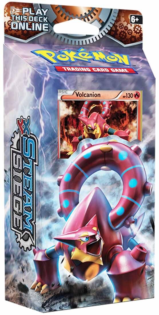Amazon.com: Pokemon TCG: Steam Siege, Ring of Lightning 60-Card Theme Deck  Featuring A Holographic Hoopa : Toys & Games