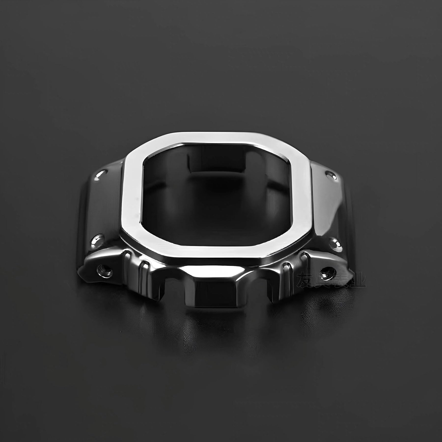 316L Edelstahl-Armbanduhr und Lünette, kompatibel mit Casio GWM-5610 Watch Mod Kit Ersatz
