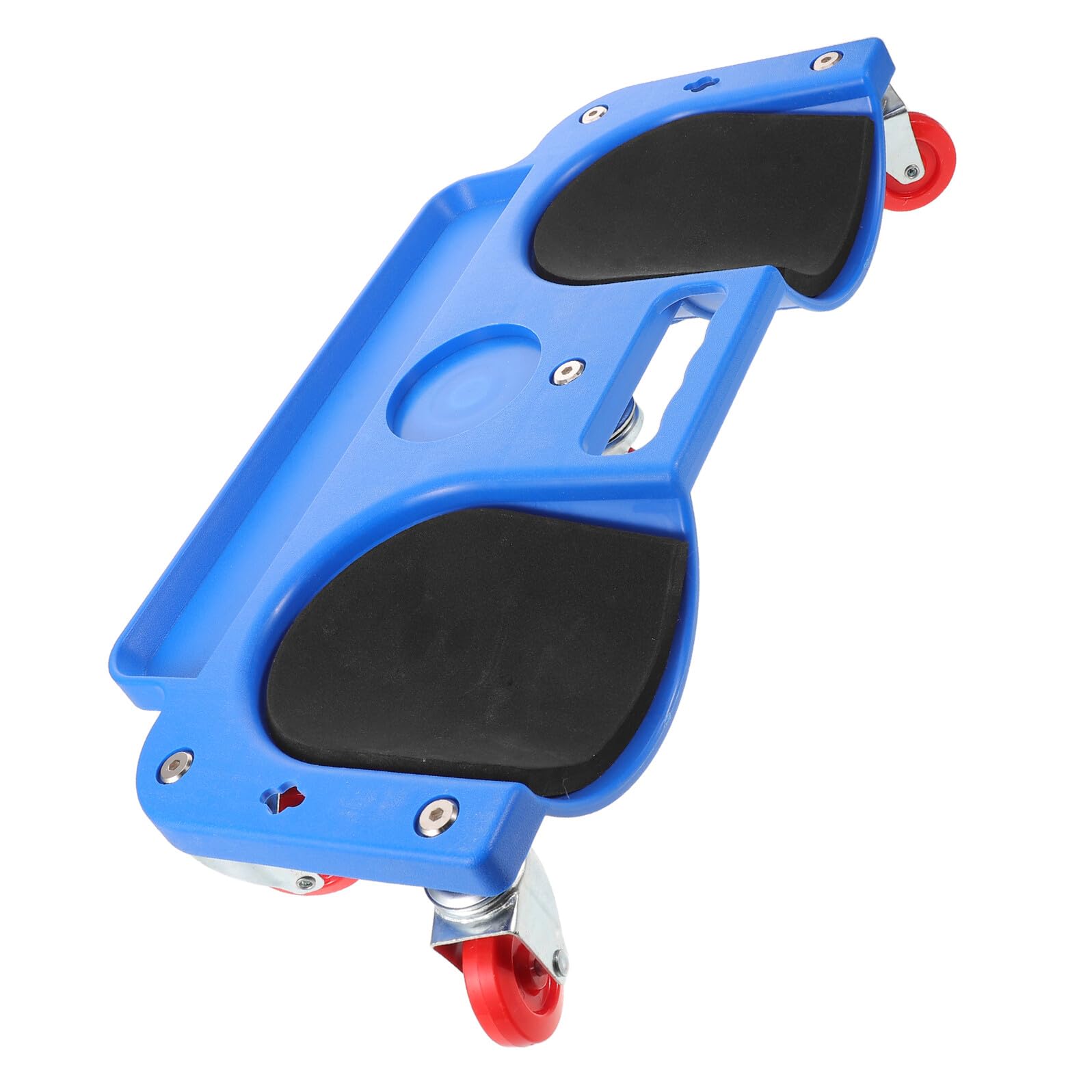 Rodilleras Rodantes para Garaje con 5 Ruedas Giratorias 360°, Cojín Ergonómico Azul, Base Antideslizante para Mecánicos y Mantenimiento Automotriz, Adecuado para Talleres