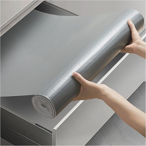 Miniatura 1 de Viseeko Revestimiento para estantes y cajones para gabinetes de cocina, revestimientos de gabinete no adhesivos para estantes, papel de estante de