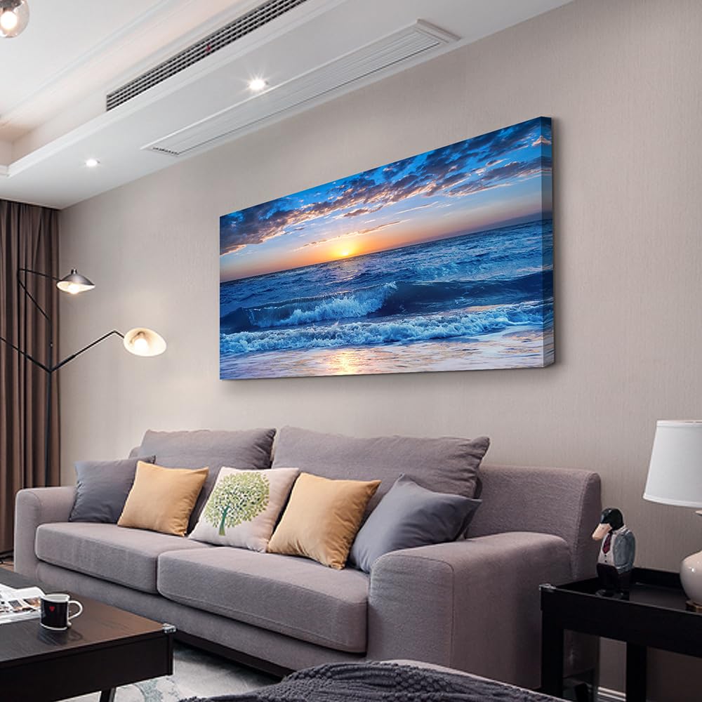 Lapremoly Large Wall Art For Living Room Canvas Wall Decor For Office ...