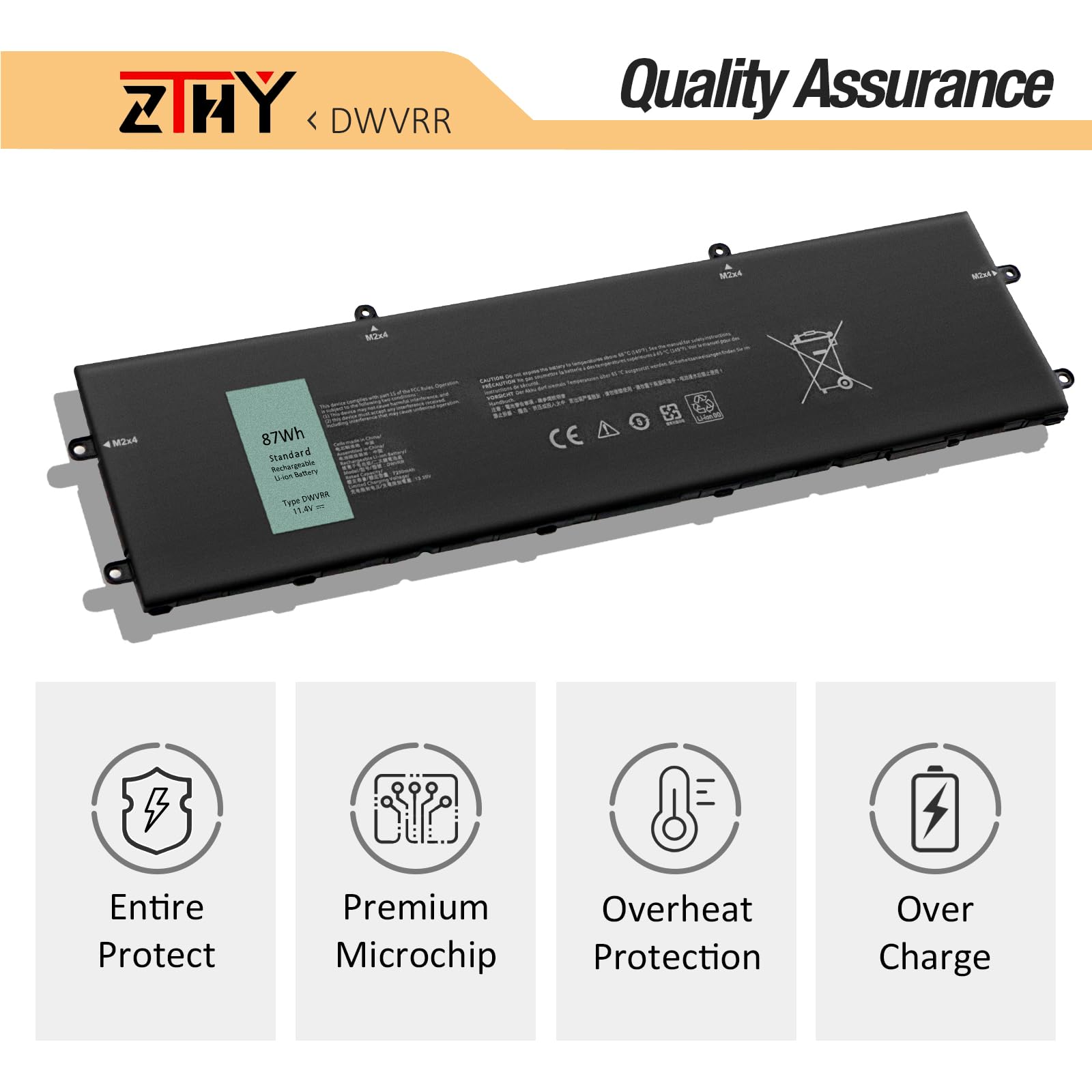 Amazon.com: DWVRR Battery Replacement for Dell Inspiron 16 7620 2