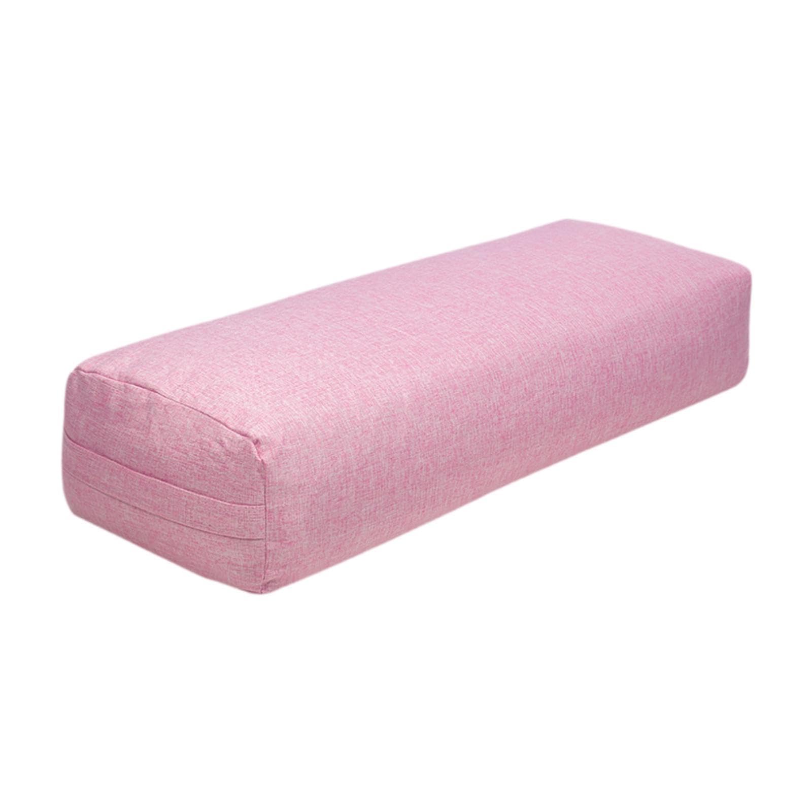 CALANDIS™ Yoga Bolster Easy to Clean for Poses Modification Versatile for Legs Cushion Pink | Yoga Props | Yoga & Pilates | Fitness, Running & Yoga-picture-26