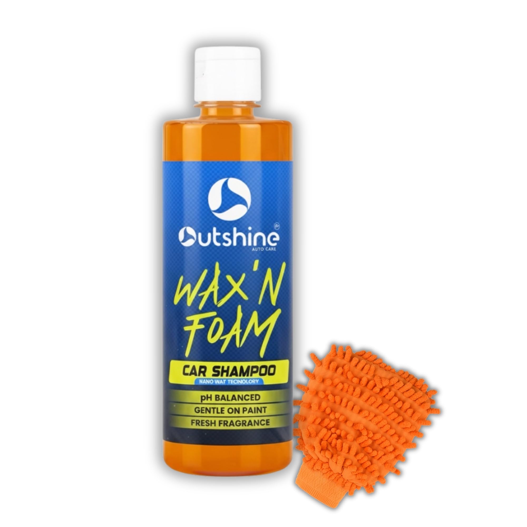 Wax n Foam Car Shampoo with Microfiber Glove, 500ml | Premium Car Wash Shampoo | Nano Wax Technology | 2-in-1 Wash & Wax | Smooth & Glossy Finish | All Vehicle Shampoo-image-11