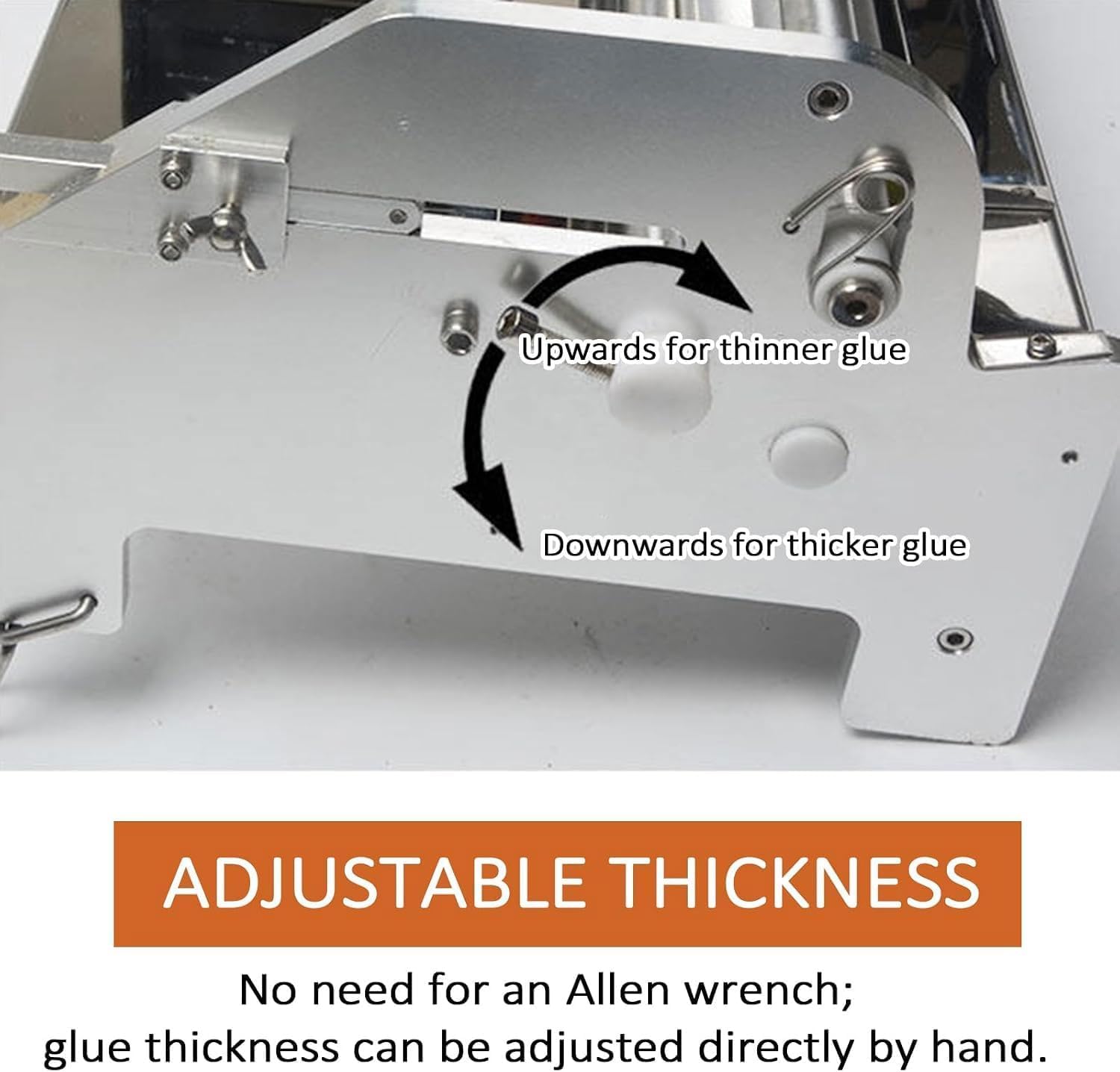 Applicatore Di Colla Per Carta Da Parati Da 70 Cm, Macchina Per Incollare Carta Da Parati Con Applicatore In Acciaio Inox Da 15 L, Macchina Per Incollare A Manovella, Raggio Dazione 75 Cm,