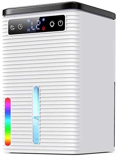 Deshumidificateur d Air Anti Moisissure 2500ML, 2 Vitesses (L1/L2), Compact