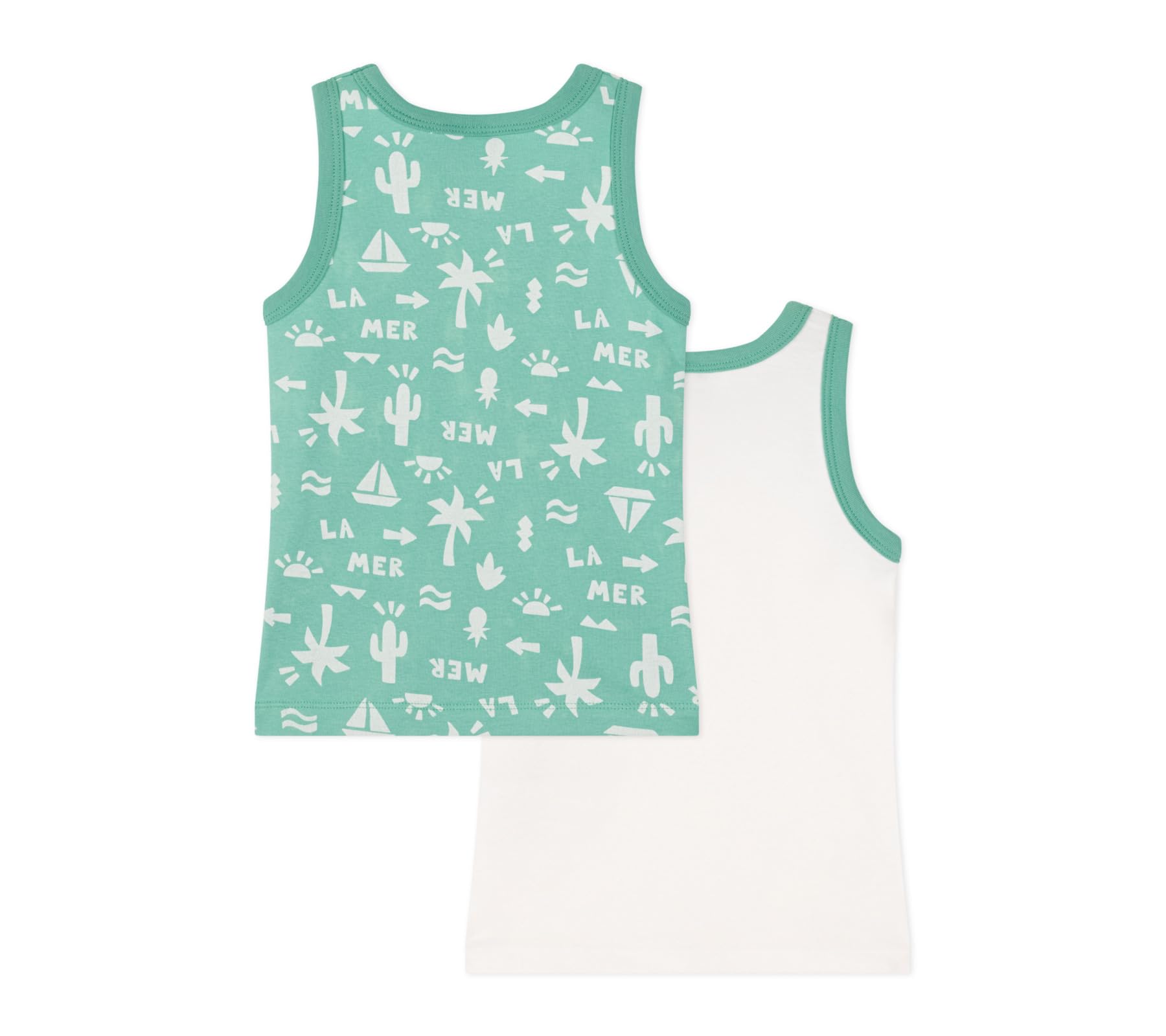 Petit Bateau Camisetas (Pack de 2) para Niños