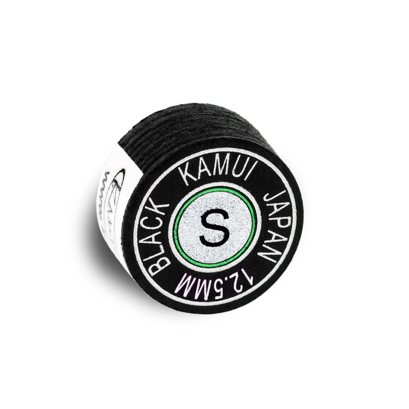 KAMUI Black Laminated Pool Billiard CUE Tip - 1 Piece (Soft, 12.5 mm)