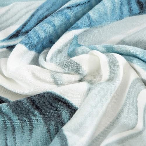 Miniatura 8 de ele ELEOPTION Funda para sofá de futón sin brazos, elástica, con hojas verdes, funda plegable para sofá, funda para sofá de futón, funda completa