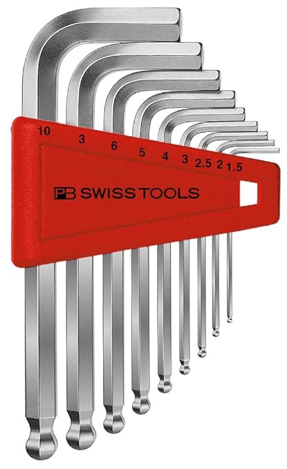 PB Swiss Tools PB 212H-10 Ballend hex set