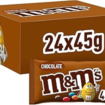 M&M’s Choco Confetti al Cioccolato al Latte, 24 bustine da 45g