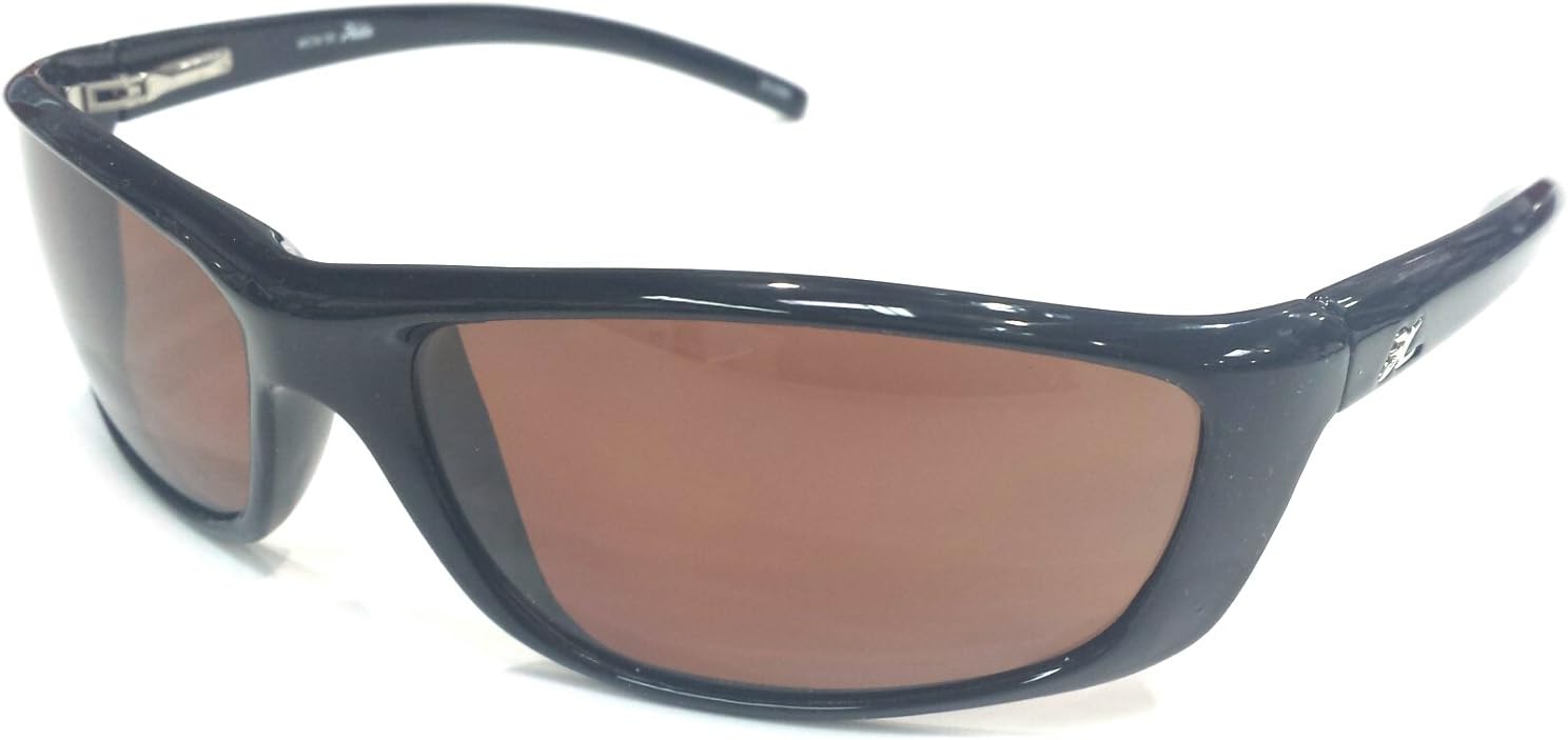 Hobie Unisex Venice Black Frame Copper Sport Wrap 60mm Polarized Sunglasses