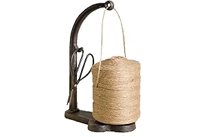 CTW Home Collection Vintage Style Cast Iron Twine Holder with Scissors Set