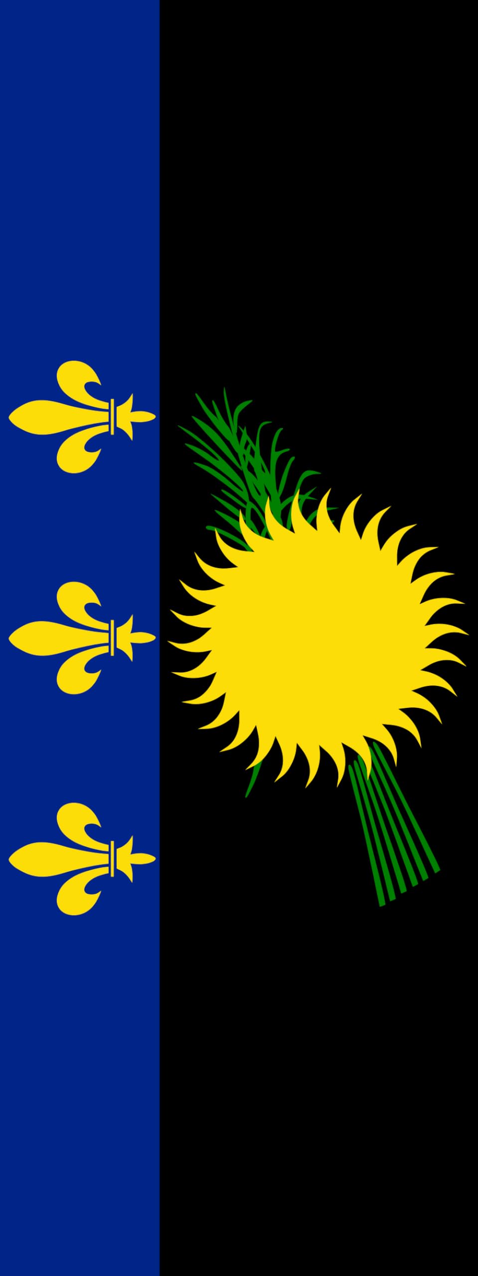 Drapeau Guadeloupe 6m² pour vibrer au rythme des Antilles