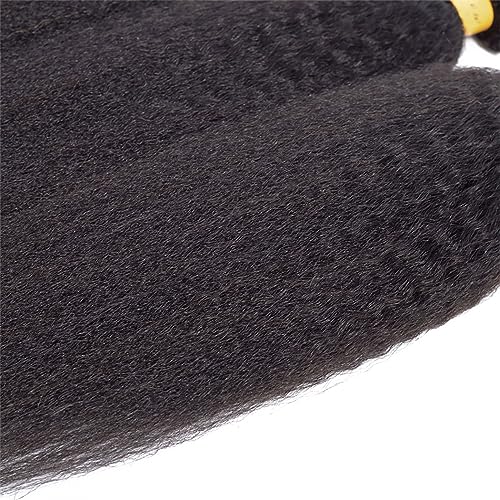 Huarisi Yaki Straight 1 Bundle 22 Inch, Brazilian Kinky Straight Human Hair Bundles - Image 2
