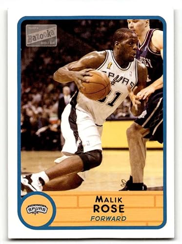 2003 Bazooka #32 Malik Rose San Antonio Spurs Basketball Cards EXNM Basketball Card