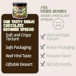 Dubai Chocolate Pistachio Brownie Cake – 14.1 oz | Rich, Moist Dessert with Premium Pistachios | Handmade Luxury Gift Treat