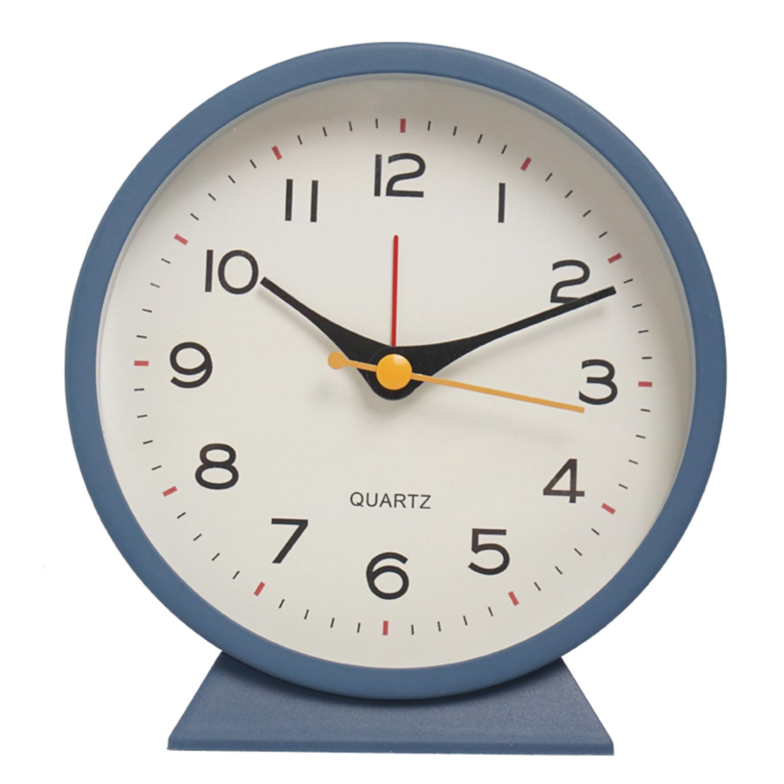Jazuaiao Contemporary Tabletop Bedside Clock with Clear Numbers Accurate Timekeeping SnoozeFunction Holiday Small Gift Desk Decor Alarm Sturdy Base Child Friendlys Alarm Classroom Kitchen Table Event