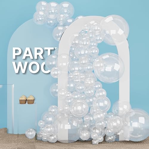 Miniatura 12 de PartyWoo Globos metálicos de oro rosa 4 piezas de 36 pulgadas, globos de látex cromo dorado champán para boda, baby shower, cumpleaños, aniversario,