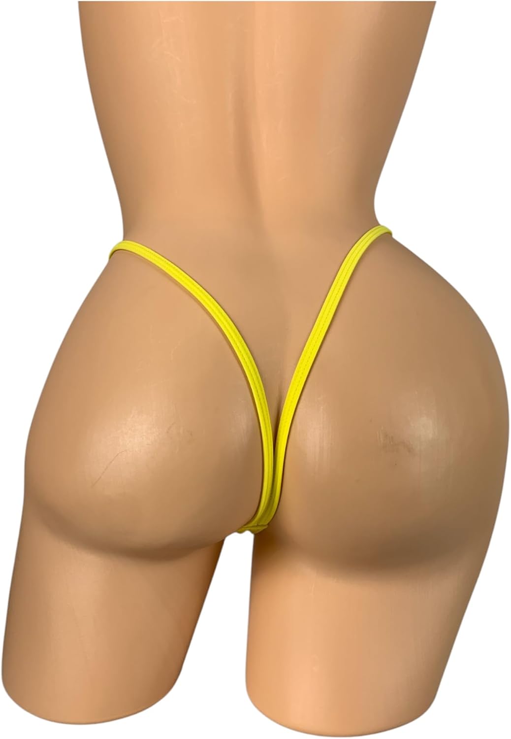 G-String Thong V- String Thong Yellow Strappy Thong Mini Micro Panty Rave Outfits Clubwear Skimpy Bikini Beach Panties Tanga Underwear Lingerie Exotic Dancewear - Image 6