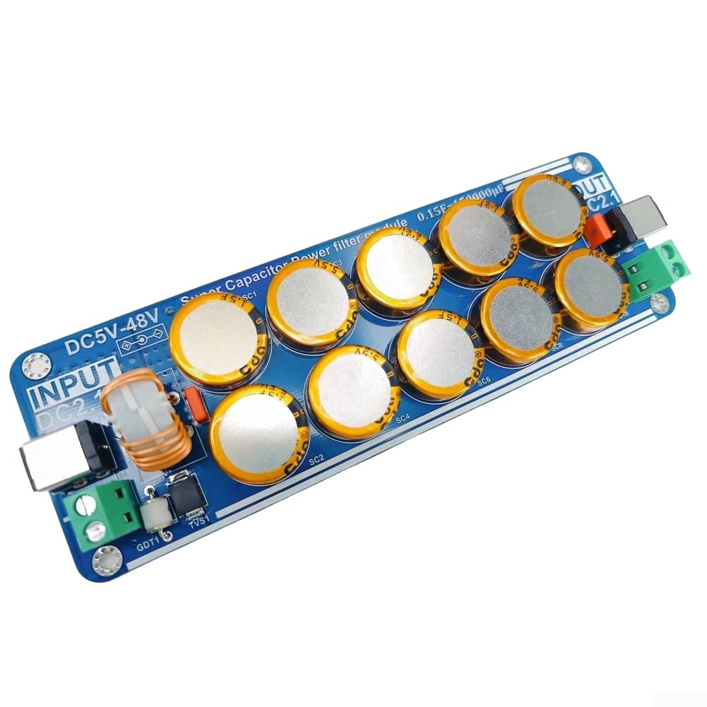 Filtre de ligne électrique haute capacité 150 000 uF 5 V à 48 V CC LC module de filtre pour suppression des interférences électromagnétiques dans les caméras de recul de voiture et systèmes audio – 15