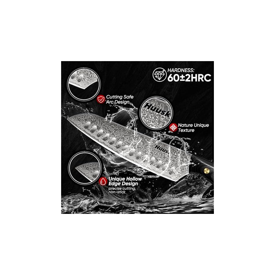 Huusk-Damascus-Chef-Knife-Set-3-PCSVG10-Santoku-Knife-setDamascus-Kitchen-Utility-Knife-set-with-Ebony-Handle-Damascus-Paring-Knife-Set-for-Meat-Vegetable-Fruit-Dad-Mom-Gift Huusk Damascus Chef Knife Set 3 PCS,VG10 Santoku Knife set,Damascus Kitchen Utility Knife set with Ebony Handle, Damascus Paring Knife Set for Meat Vegetable Fruit, Dad Mom Gift