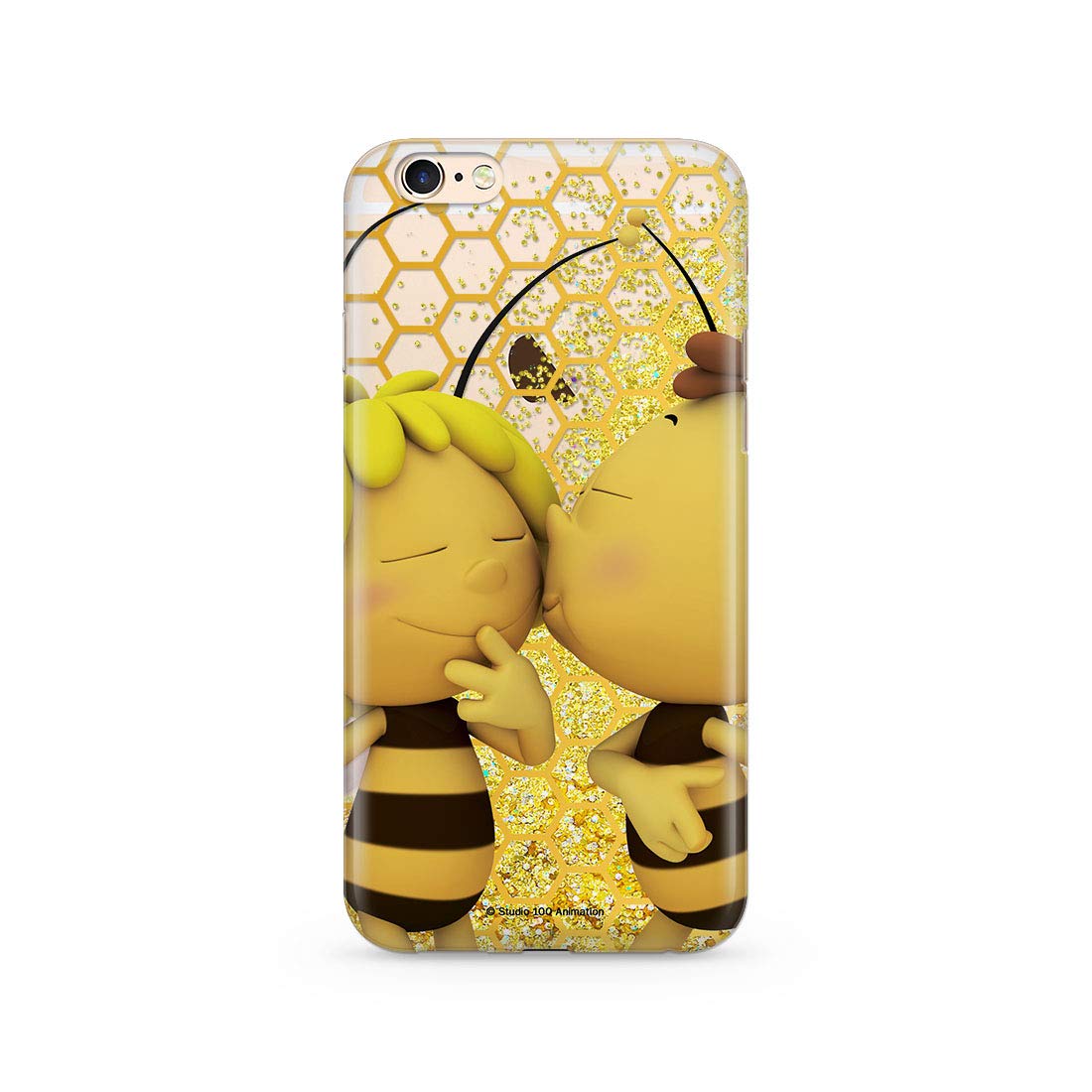 ERT GROUP Original Maya The Bee TPU Case for iPhone 6 PLUS, Liquid Silicone Cover, Flexible and Slim, Protective for Screen, Shockproof and Anti-Scratch Phone Case multicoloured