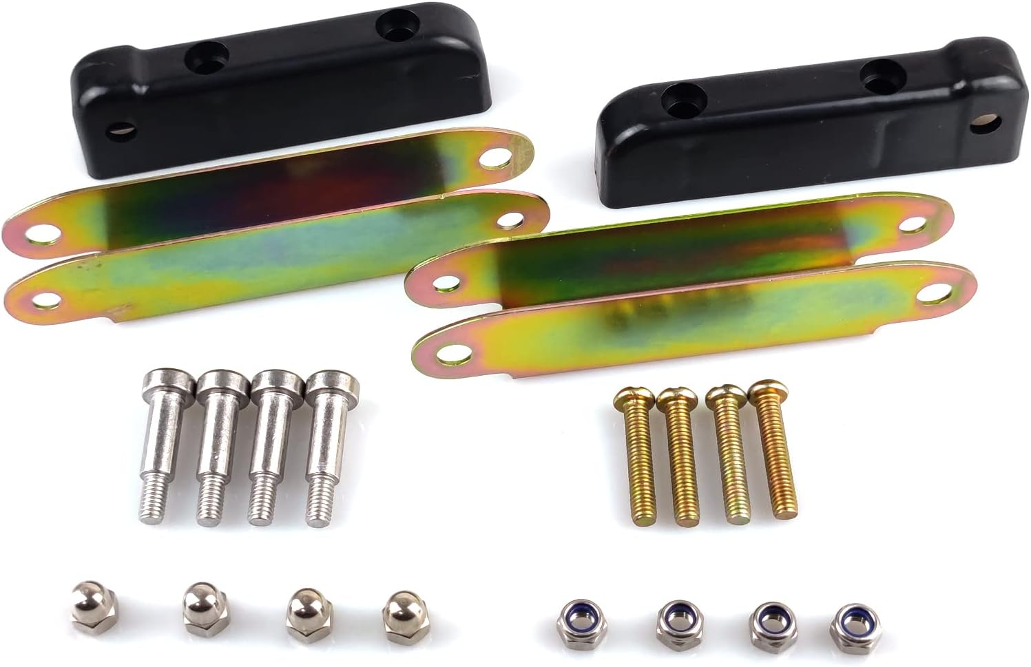 Soft Top Rear Bow Hinge Fits for Suzuki Samurai and SJ410 All Model Years, Full Kit - Both Sides
