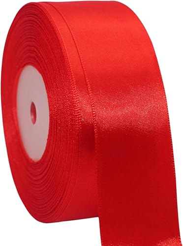 Miniatura 8 de TANG SONG Cinta de satén sólido de 1.5 pulgadas, rollo de 50 yardas para detalles de boda, proyectos de manualidades, proyectos de costura,