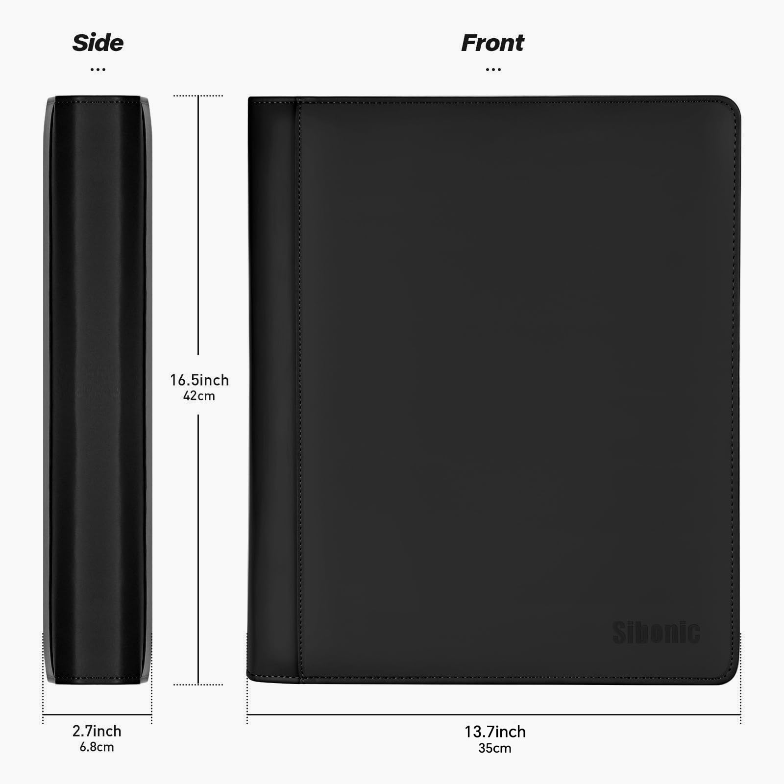Toploader-Binder, hält 360 Toploader, 9 Pocket Top Loader Binders